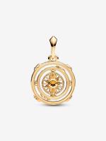 Pandora - Charm Colgante de astrolabio giratorio de Juego de Tronos-Baño de Oro de 14K - details 0