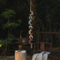 Colgante De Soñador Siete Anillos Colgante De Sol De Cristal Colorido Arcoíris Decoración Para Ventana Interior Coche Jardín Regalo - details 39