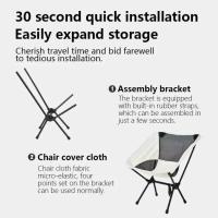 Silla De Camping Portátil Ultraligera Silla De Playa Y Pesca Desmontable Diseño Moderno Para Picnic Pequeño Muebles Al Aire Libre - details 11