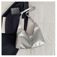 Bolso De Hombro Grande Y De Gran Capacidad Vintage 2025 Para Mujeres Bolso Cruzado De Moda Y Sencillo Con Una Corredera En Colores Negro Rojo Vino Plata Marrón Y Blanco - details 17