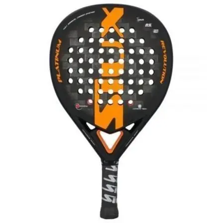 Pala de Padel Siux Platinum Revolution 24K/ Negra y Naranja - 1