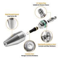 Turbo Aro Para Lavadora De Presión Con Conexión Rápida De 1/4 Acero Inoxidable Para Agua Caliente Y Fría 3625 PSI - details 2