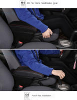 Soporte Central Para Coche Hyundai Getz Accesorios De Coche Caja De Almacenamiento Dedicada Material PU Cuero / Plástico ABS - details 6