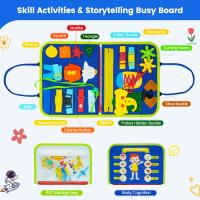 Libro De Actividades Montessori Para Bebés Juguetes Educativos Portátiles Fomentan Los Habilidades De Mano-Eje Para Niños De 3-6 Años - details 12