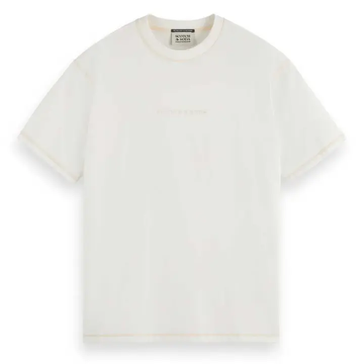 Scotch & Soda Camiseta De Manga Corta Core Logo Front - 1