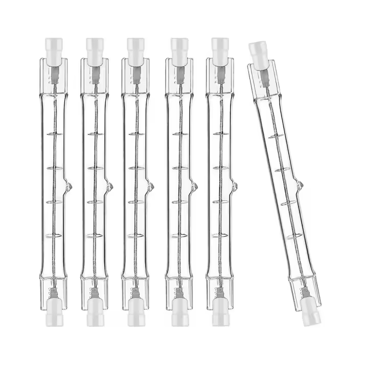 Lámpara halógena R7s 118mm 200w 230v lámpara halógena R7s lámpara halógena R7s dimbar lámpara halógena L - 1