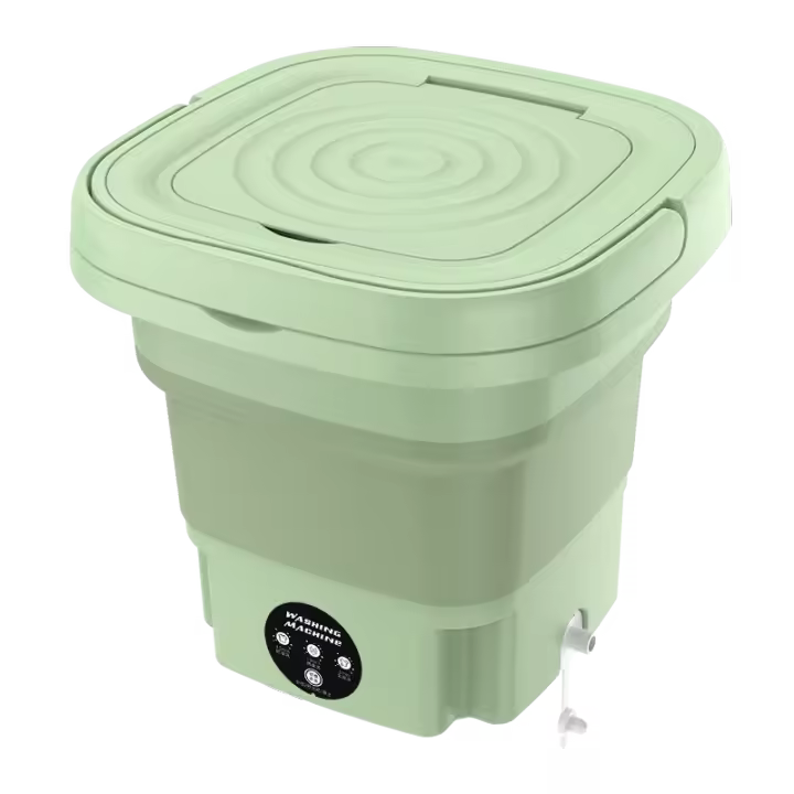 8L Nuevo embalaje Lavadora portátil de 8 litros, mini lavadora, mini lavadora plegable, 3 modos, lavandería eficiente, adecuada para ropa de bebé, ropa interior, artículos pequeños - 1