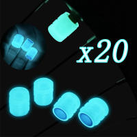 4-20PCS Luminosos Valvula De Neumático Para Coche Con Cubierta Fluorescente Noche Brillante Decorativa Para Motocicleta Bicicleta Rueda Tapa De Boquilla Antipolvo - details 1