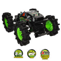 Maisto Tech - Coche teledirigido 4x4, Swamp Crawler, ruedas gigantes con tacos, frecuencia 2.4 GH.z, 6 direcciones, alcance 35 metros, todoterreno, carga USB, radiocontrol niño, control remoto, coches teledirigidos para niños, +8 años - details 1