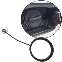Cubierta De Tanque De Combustible Diesel Para VW Golf 4 5 6 7 GTI R Polo Jetta Bora Passat CC Tiguan Audi A4 A6 Q5 Skoda Con Cierre De Gasolina Y Correa - details 2
