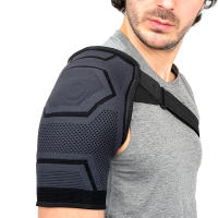 Almohadilla De Alivio De Dolor De Hombro 1Pc Muñequera De Compresión Ajustable Soporte Rotador Para Hombres Y Mujeres Apta Para Ambas Manos - details 1