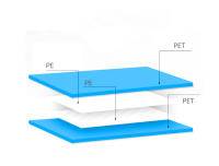 Bolsa De Vacío Transparente Para Ropa Organizador De Hogar Ahorra Espacio Para Viajes Sellado Eco-amigable PA+PE Forma Rectangular - details 2