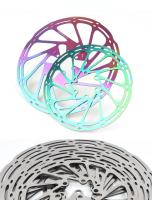 Rotas De Freno Para Bicicleta De Montaña Y Carretera Hidráulico Disco Acero Tamaño 140mm 160mm 180mm 203mm Color Plata/Arco Iris - details 10
