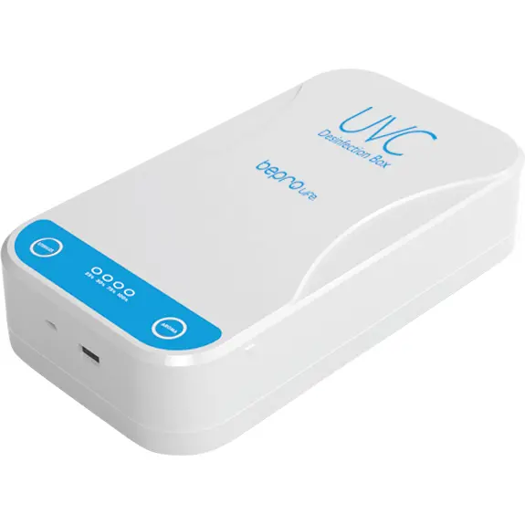 BeproHome Caja de Higienización por Luz Ultravioleta, Aromaterapia  Desinfectante Multipropósito Portátil  Elimina el 99% de gérmenes  Cargador USB  Generador de Aromaterapia  Fácil de Transportar - 1