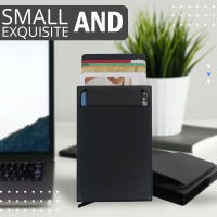 Porta Tarjetas RFID Mini Cartera Hombre Mujer Aluminio Metálico Protectora Bolsa De Almacenamiento Rápida Desmontaje Para Equipamiento De Motocicleta - details 6