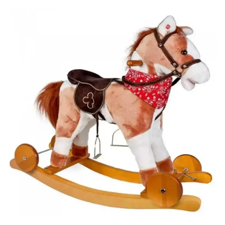 Caballito Balancín Infantil con Ruedas y Sonidos Correpasillos 760013062 FAMOSA - 1