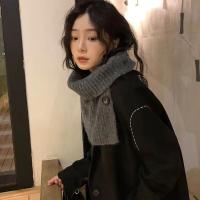 Bufanda De Punto Para Mujer Con Cuello Alto Falso Invierno Resistente Al Viento Desmontable Multifuncional Material De Poliéster - details 11