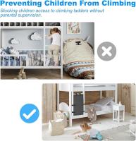 Cubierta De Escalera Para Cama De Dos Niveles Bloqueador De Escalera Para Evitar Que Los Niños Suban La Escalera Material De Poliéster Y Algodón Estilo Sólido - details 3