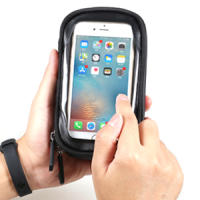 TEMCO Soporte Movil para Bici con Funda Impermeable, Soporte para teléfono a prueba de agua, bolsa de teléfono para bicicletas de ejercicio, soporte para teléfono y navegación, soporte móvil para manubrio de bicicleta, soporte para teléfono móvil - details 2