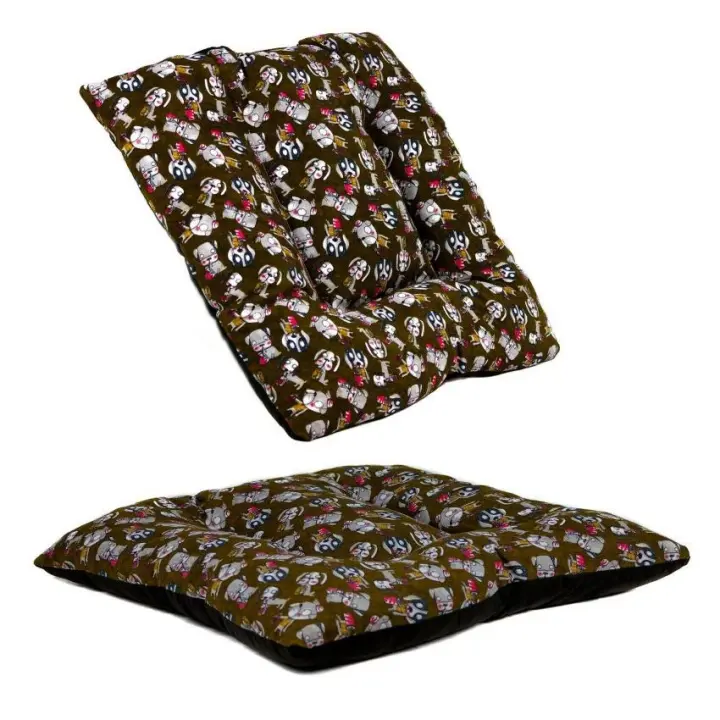Coshano Cama cojín para Perros Gatos mascotas con acolchado grueso y cómodo 60x60x10xm - 1