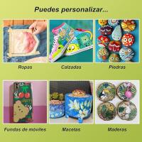 Set de Pintura Acrilica de 6 Colores para lienzos y Manualidades, Surtido, 75 ml (Paquete de 6), Pintura para  Arte, Pintura Acrilica Pack de 6 Colores - details 3