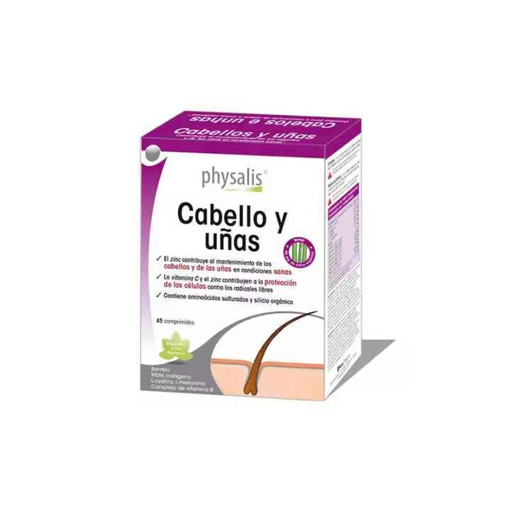 Cabello y uñas 45 comprimidos Physalis - 1