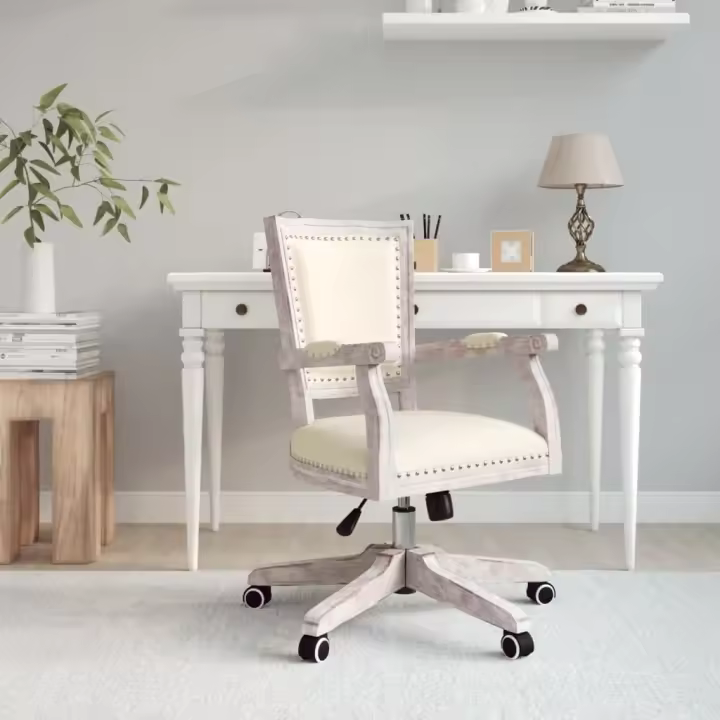 Silla de Oficina giratoria en Lino - 1