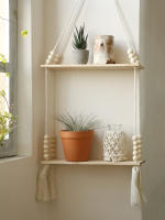 Estante De Madera Flotante Para Pared Estilo Rustico Organizador De Almacenamiento Para Baño Sala De Estar Estante De Arte Decoración De Hogar Regalo Para Padres Y Amigos - details 9