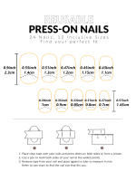Uñas Postizas Francesas Cortas 24 PCs Con 1 Jelly Y 1 Archivo De Uñas Material ABS Estilo Diverso Sin Químicos De Alta Importancia - details 25