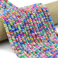 110pcs Cuentas De Arcilla Polimérica Planas Y Redondas Con Estampado Floral Multicolor Para Creación De Joyas DIY Pulseras Collares Aretes - details 2