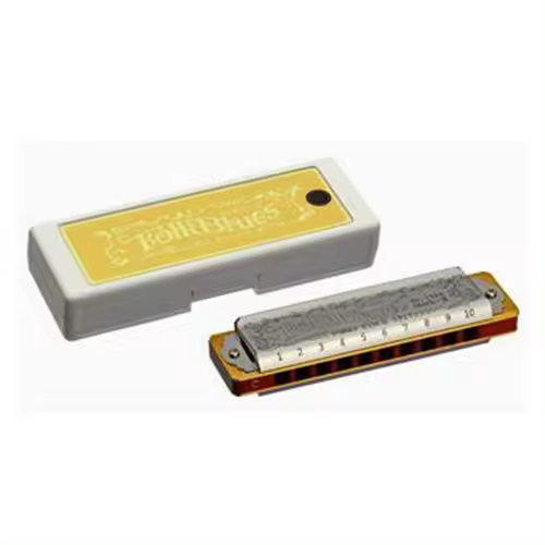 ARMONICA BLUES-Lee Oskar (1210F/B) Tombo Folk Blues Mark II (Nota Si) (20 Voces) - 1