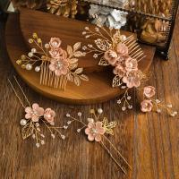 Uds. Peineta para el pelo Hecho a Mano para Boda, accesorios florales para el Cabello para Niña, Pieza PARA EL Cabello con - details 2