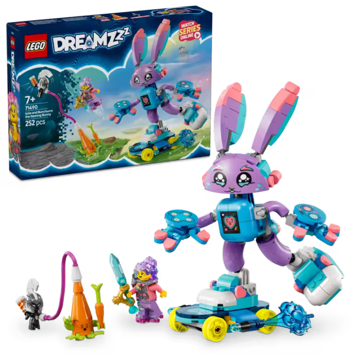 LEGO DREAMZzz 71490 Izzie y Bunchurro el Conejo Jugón contiene 252 piezas - edad 7+ años 25L71490 - 1