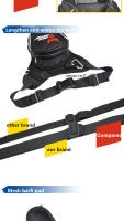 Bolsa De Motocicleta Impermeable 100% MOTOCENTRIC 37L Gran Capacidad Multifuncional Para Hombro Cintura Y Pierna Equipamiento Moto - details 22
