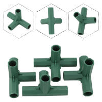 Conectores De Marco De Invernadero Plástico Verde 4Pcs 16mm Para Juntas De Paredes De Jardín Exterior Arco Iris DIY 3 Vías Adaptador De Estructura De Jardín - details 23