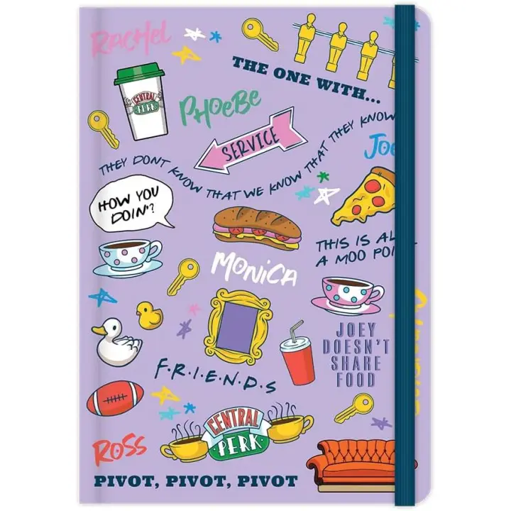 AMIGOS  Friends - Cuaderno Libreta A5 Iconos - 1