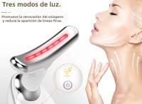 Masajeador facial de microcorriente EMS, inimputto de Belleza para lifting facial y de Cuello, antiarrugas, de la piel refurbecimiento, elimine la papada, de 7 Colores Luz, múltiples Modos - details 4
