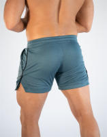 Shorts De Entrenamiento Para Hombre GITF Ropa Deportiva Casual Fitness Running Compresión Secado Rápido Con Patrón De Malla - details 5