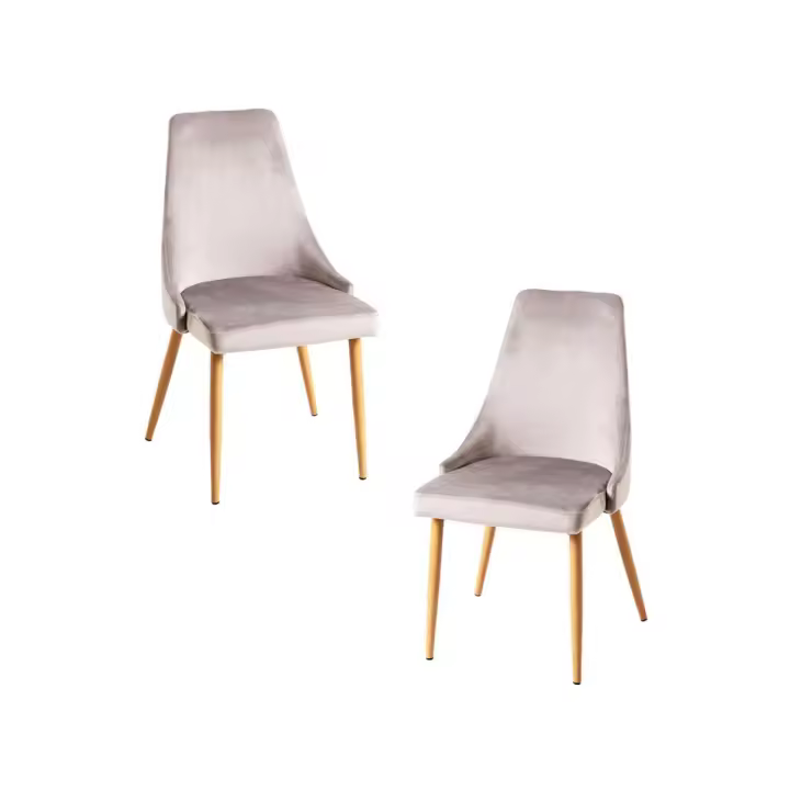 Pack 2 Sillas Stoik Wood - Gris - 1