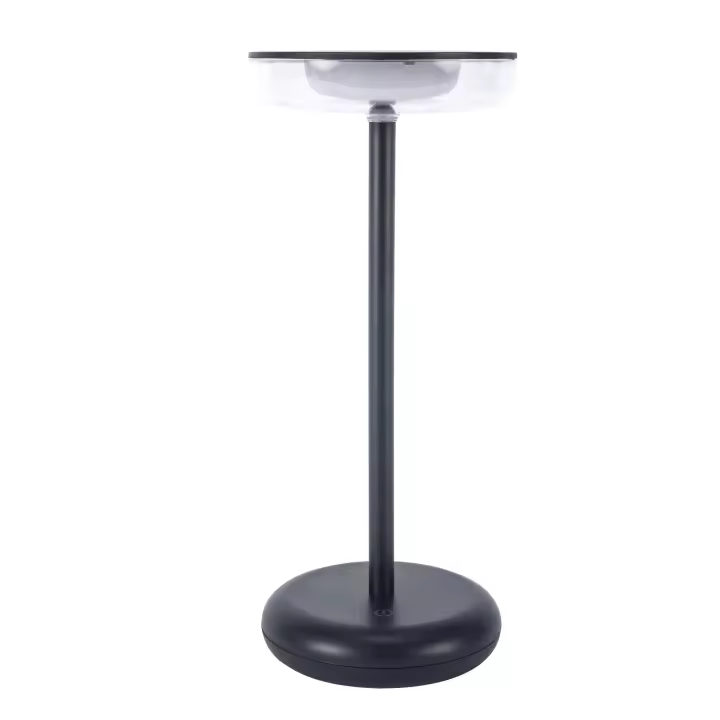 FORLIGHT Pomer Sobremesa exterior en negro con luz led blanco cálido 3000K - 1