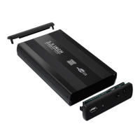 Carcasa De Disco Duro 3.5 Pulgadas Para SSD Y HDD SATA USB 2.0 Cubierta Protectora Negra Aluminio Externa Enclosure - details 7