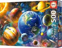 Educa Puzzle 500 piezas sistema solar , Incluye Pegamento Fix Puzzle Educa 18449 - details 7
