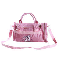 Bolso De Baile Para Niñas En Rosa Con Encaje Bolsa Cruzada Con Bordado De Nombre Para Clase De Ballet Suave Malla Cierre De Cremallera Capacidad Bajo 20 Litros - details 5
