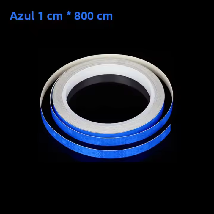 Pegatinas Reflectorizantes Fluorescentes Para Ruedas De Motocicleta Y Bicicletas MTB Advertencia De Seguridad Decorativa - 1