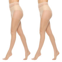 Kave 6 Pares De Medias De Nylon Ultrafinas Para Mujer Talla Alta Sólidas En Negro Leggings De Pierna Alta Para Damas - details 8