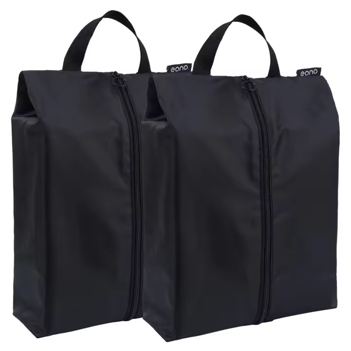 Bolsa para Zapatos de viaje, Bolsa para Zapatos de vacaciones, Juego de 2 (1 tamaño estándar + 1 tamaño extra) - 1