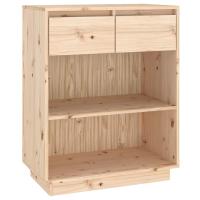 vidaXL Mesa consola de madera maciza de pino 60x34x75 cm Mueble de Almacenaje de Salón, Buffet para salón, Armario Auxiliar, Armario de Almacenamiento - details 2
