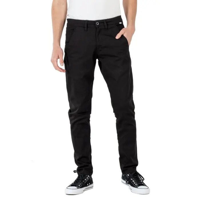 Pantal?n Chino REELL flex tapered chino black - 1