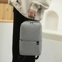 Mochila Pequeña De Color Sólido Impermeable Y De Gran Capacidad Para Viajes Y Escuela Mochila Casual Para Adolescentes Con Capacidad Grande Para Libros Y Utensilios Escolares - details 13
