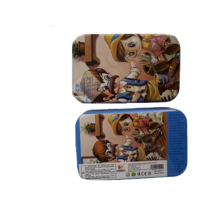 PUZLE DE CUENTOS: PINOCHO - 60 pcs (CAJA METÁLICA) - 1